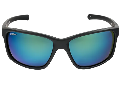 Spotters Grit Junior Matt Black Performance Polarised Sunglasses