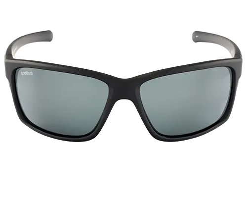Spotters Grit Junior Matt Black Performance Polarised Sunglasses