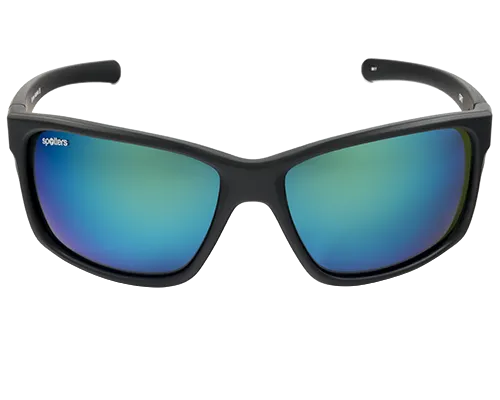 Spotters Grit Matt Black Frame Polarised Sunglasses