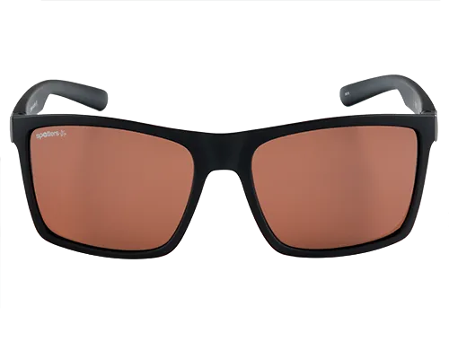 Spotters Riot Matt Black Mens Performance Polarised Sunglasses