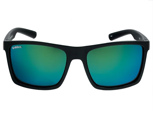 Spotters Riot Matt Black Mens Performance Polarised Sunglasses