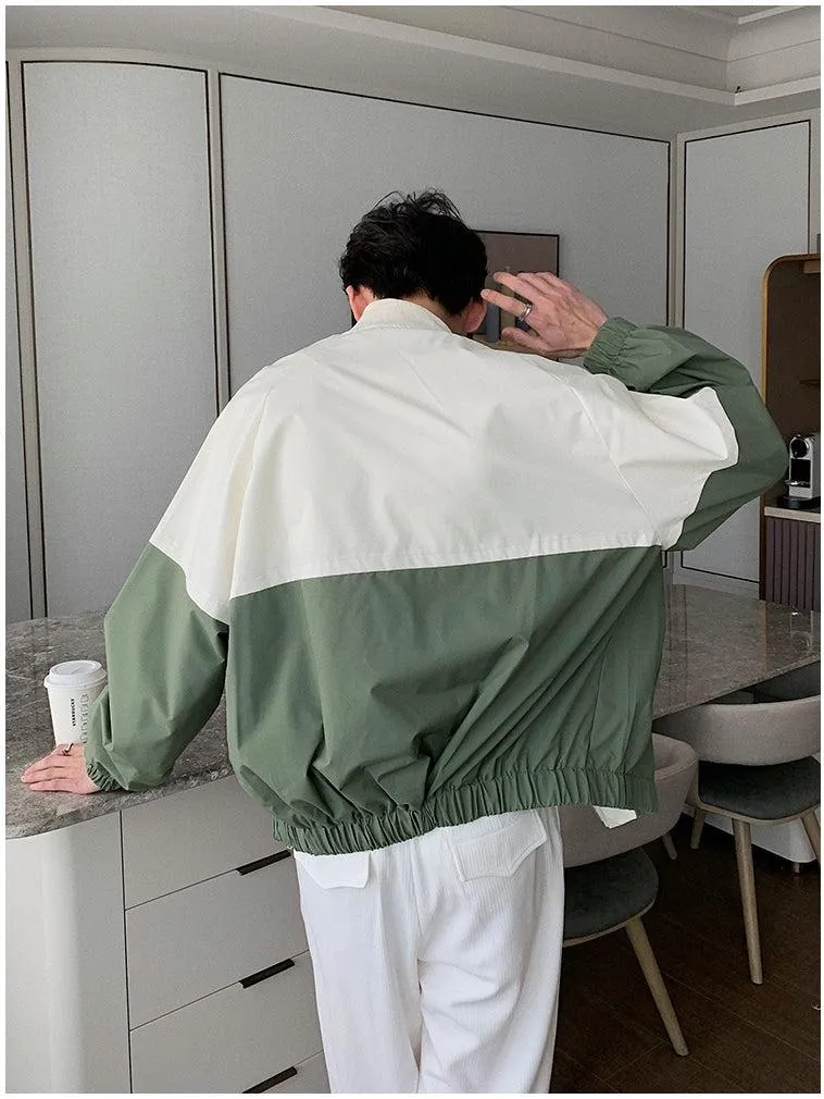 Spring Color Block Outdoor Jacket