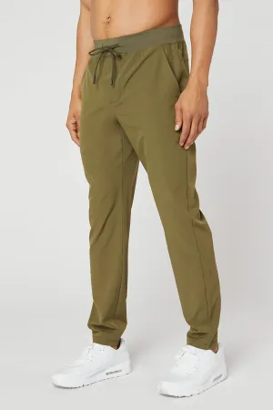 Stretch Woven Pant - Safari Green