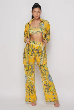 SUMMER SUNSET PANTS SET. HOEA60840
