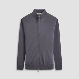 Super Merino Mock Neck Full Zip Sweater