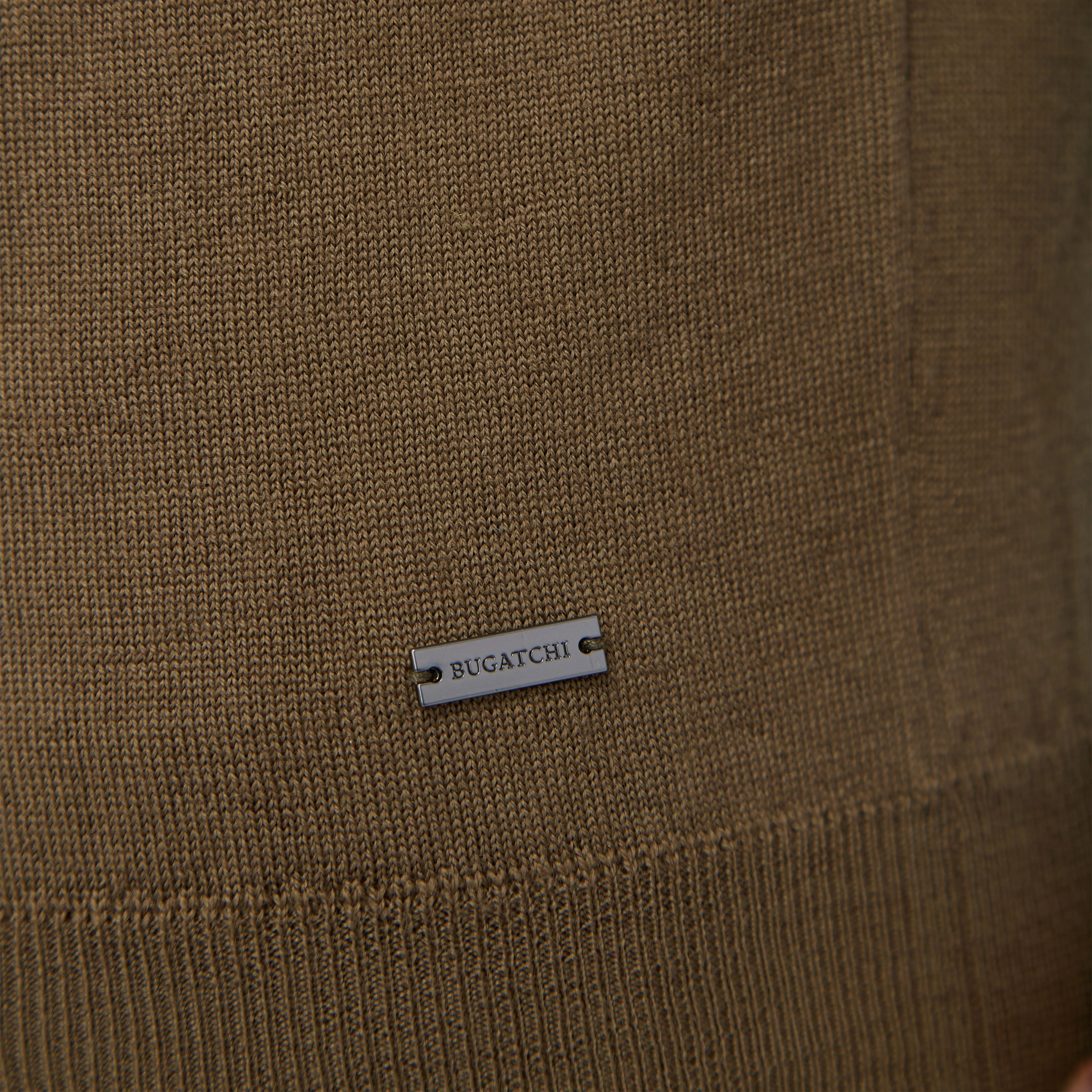 Super Merino Solid Polo Sweater
