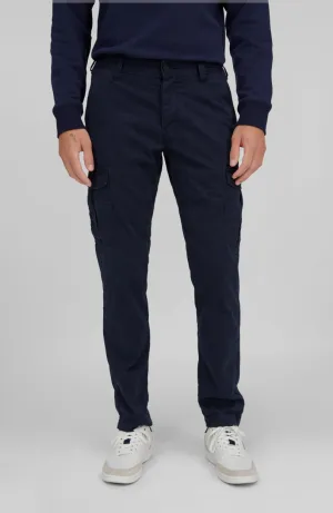 Tapered Cargo Pants | Ink Blue -A