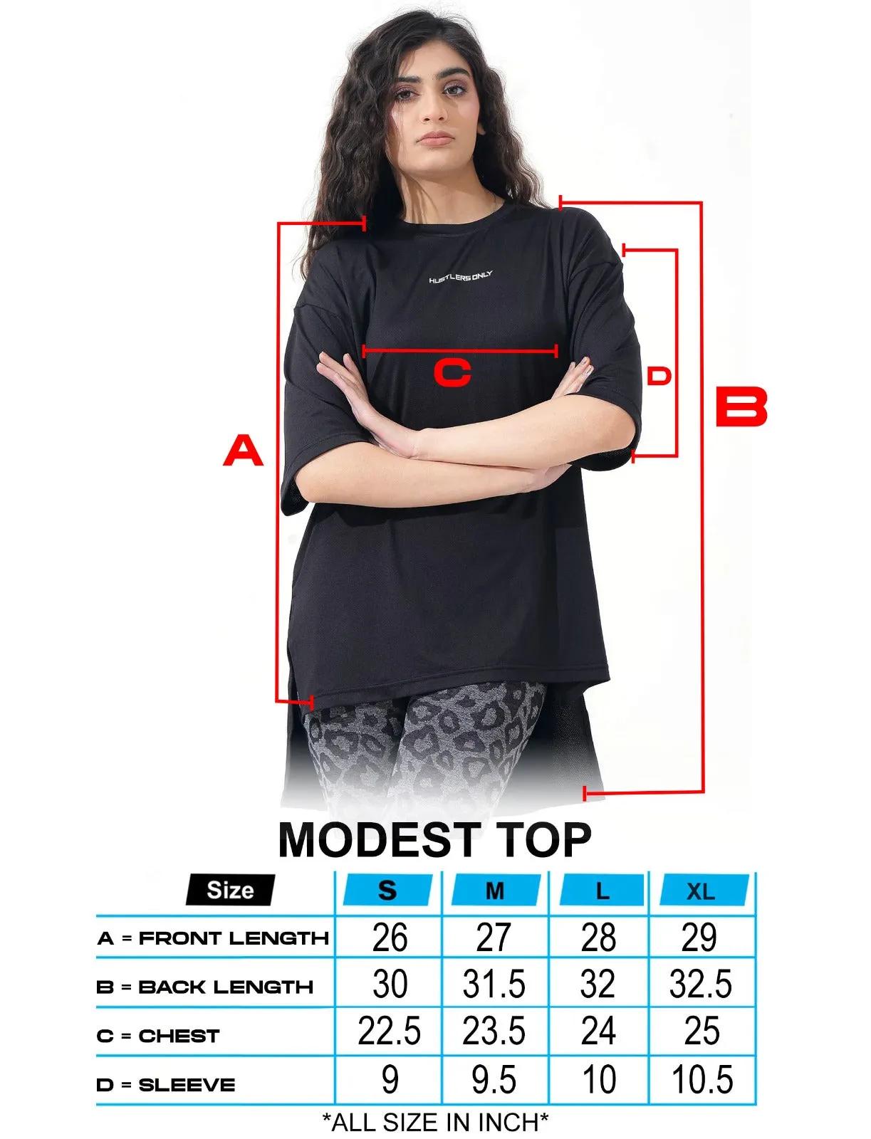 The Modest Top - Black