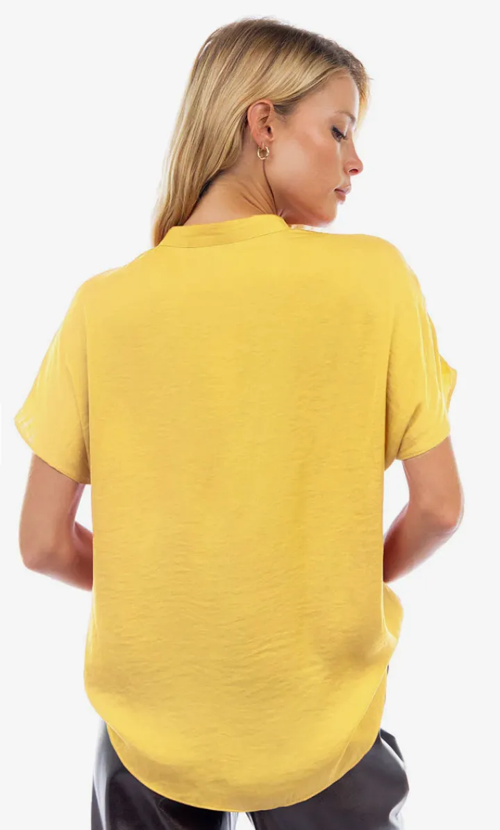 The Paige top-Gold yellow