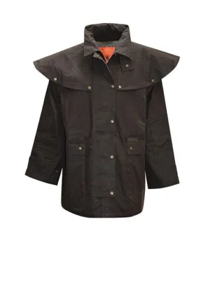Thomas Cook High Country Oilskin Short Coat