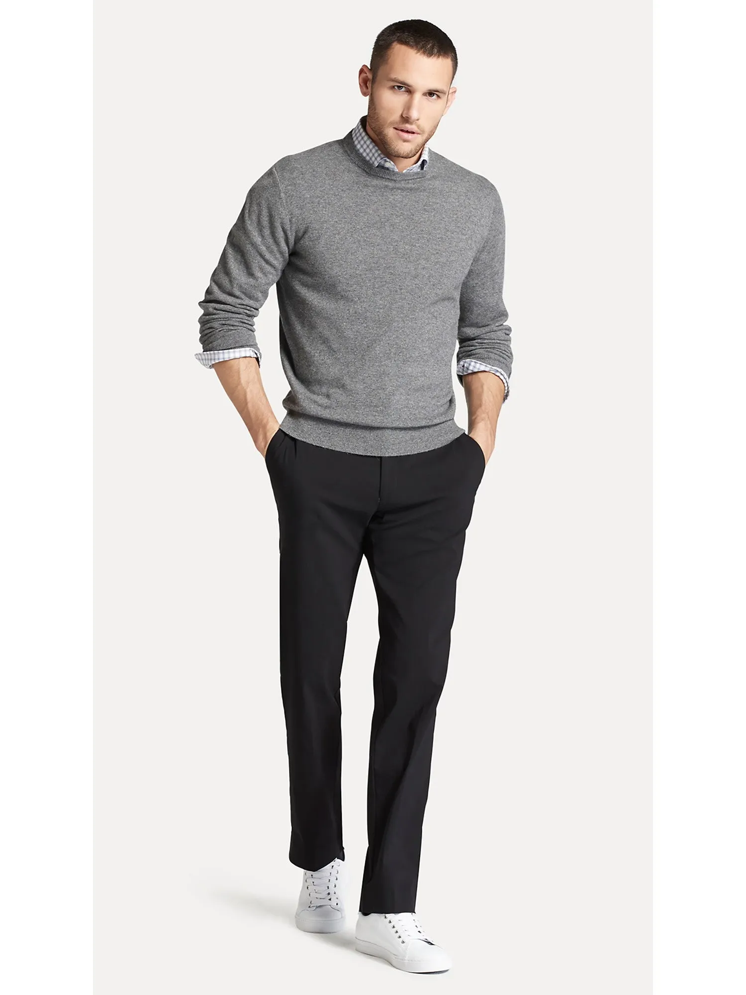 Tommy Hilfiger Regular Fit Essential Twill Pant - Black