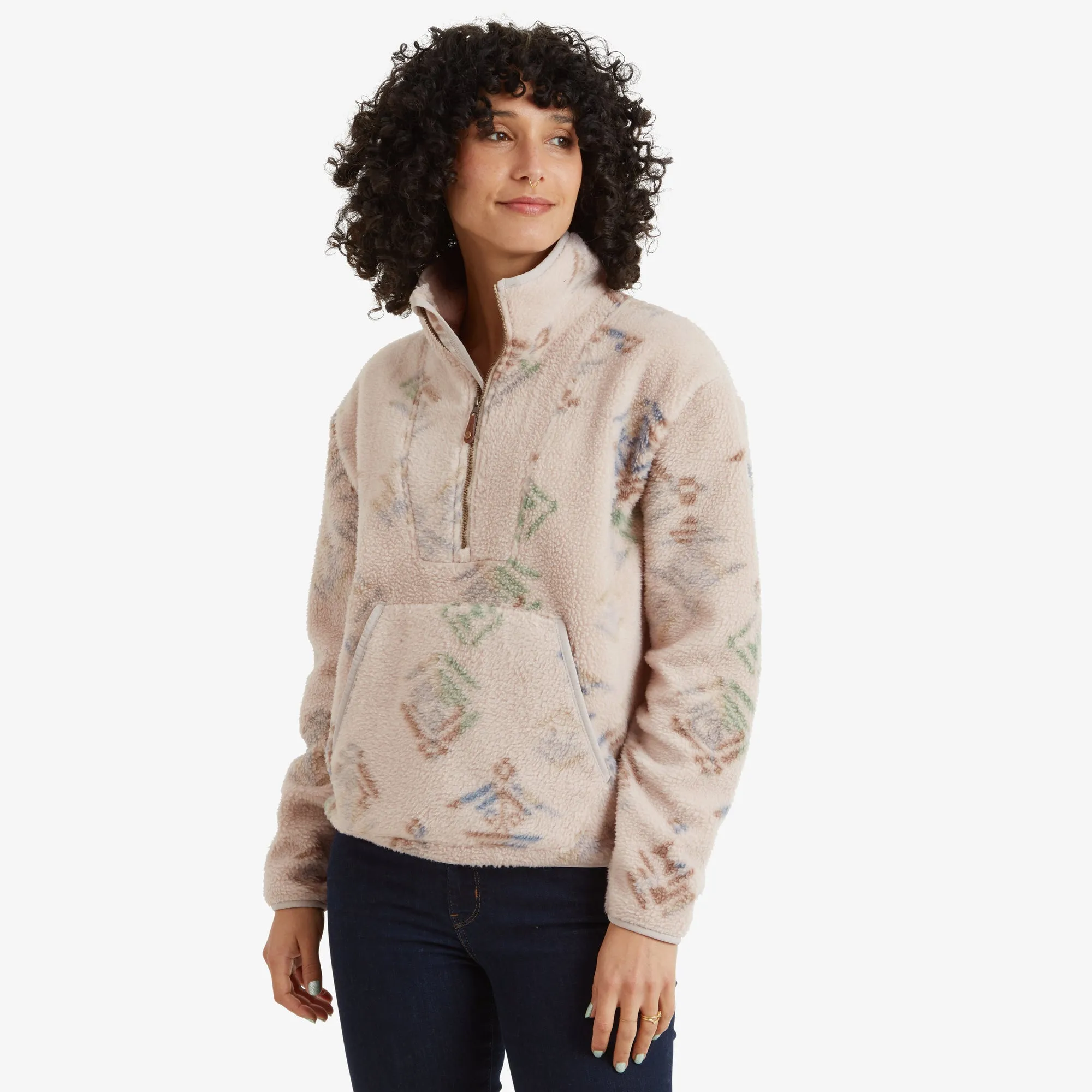 Uddesya Eco Quarter Zip Jacket - Goa Sand Yathra