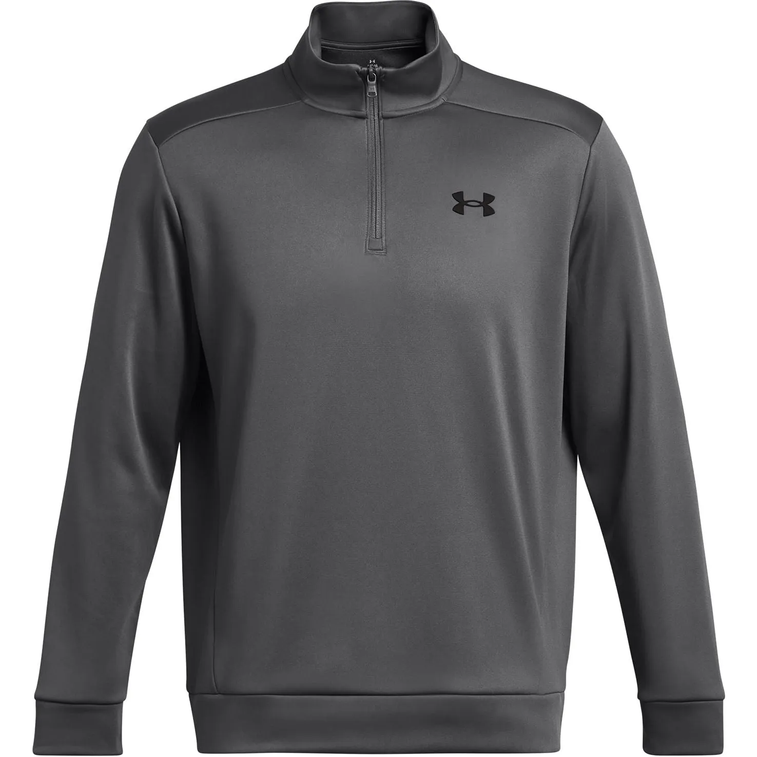 Under Armour Fleece Half Zip Long Sleeve Mens Training Top - Grey