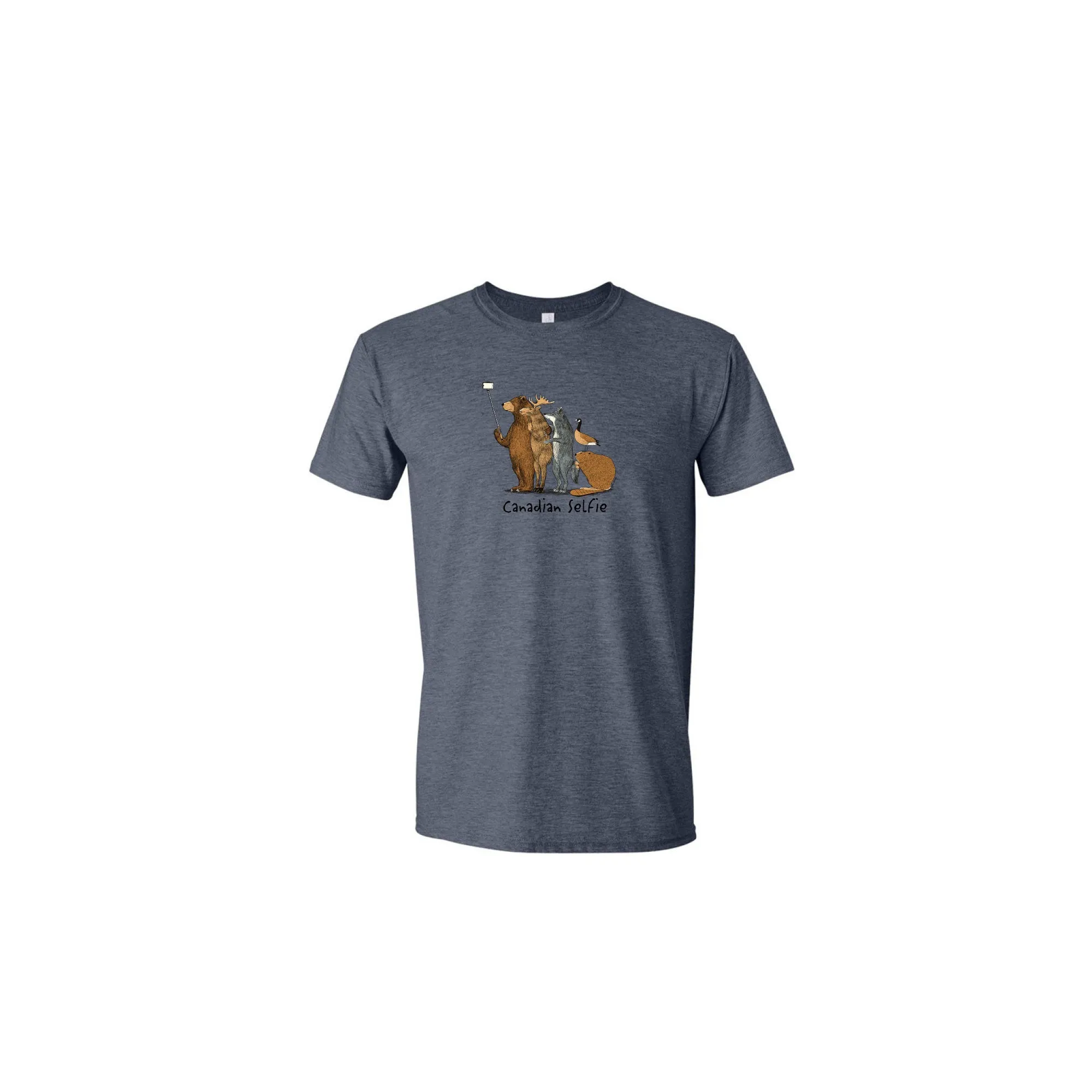 Unisex Soft Style T-Shirt - Canadian Selfie - ONLINE ONLY