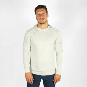 UV Ocean Tech L/S Hooded Top - Silver