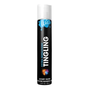 Wet Extra Sensations Tingling Water / Silicone Blend Based Lubricant 1oz