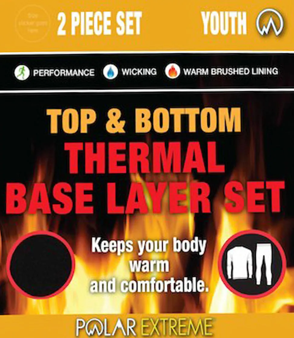 Winter Base Layers & Lounge-Youth Base Layer Two Piece Set by Gold Medal