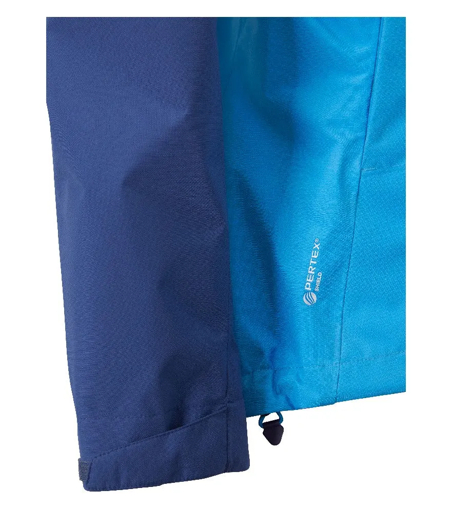 WOMEN'S DOWNPOUR ECO JACKET - NIGHTFALL BLUE/ALASKA BLUE
