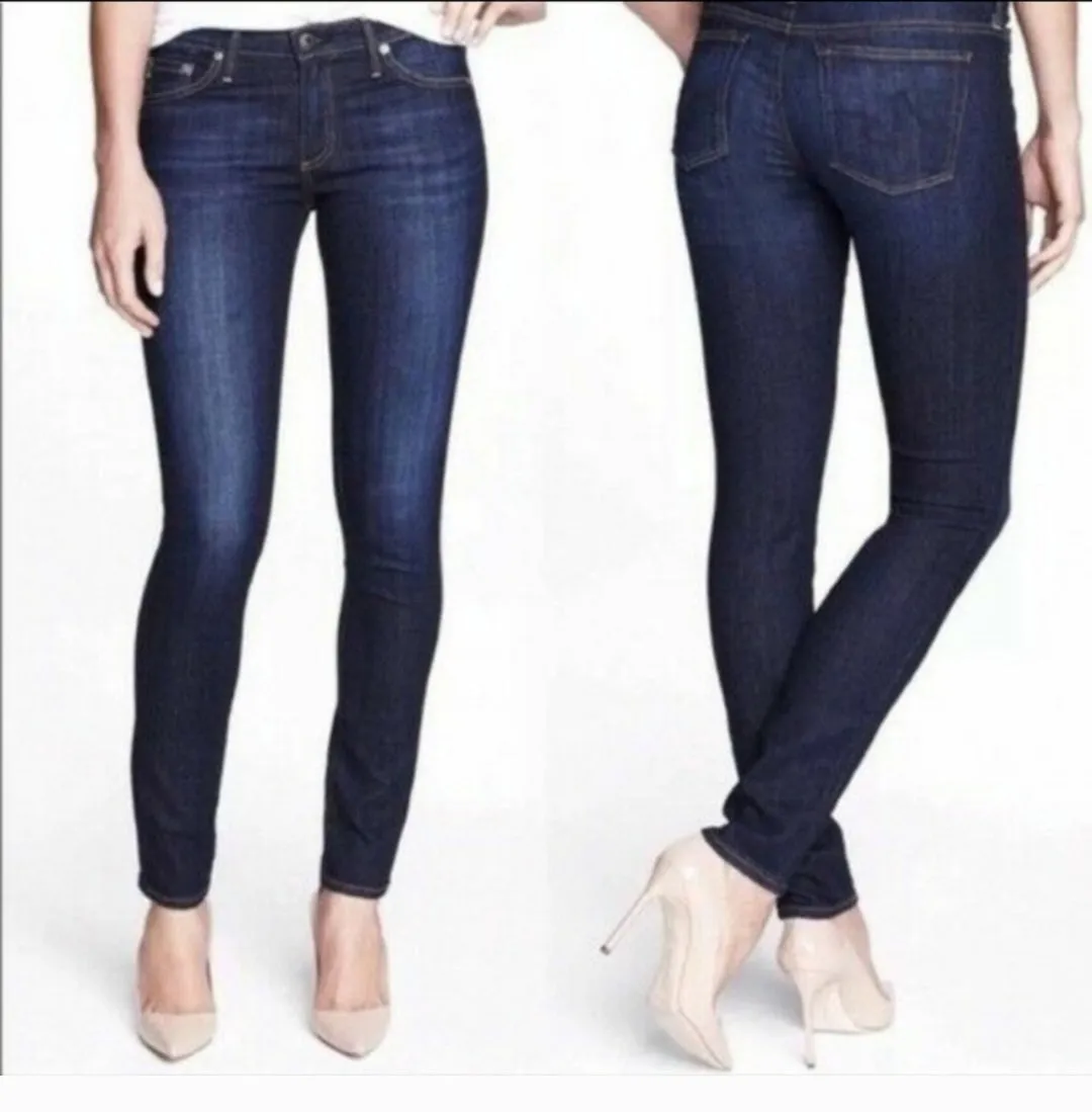WOMENS SIZE 30R - AG ADRIANO GOLDSCHMIED, Designer Fashion, The Stilt Cigarette Jeans EUC B58