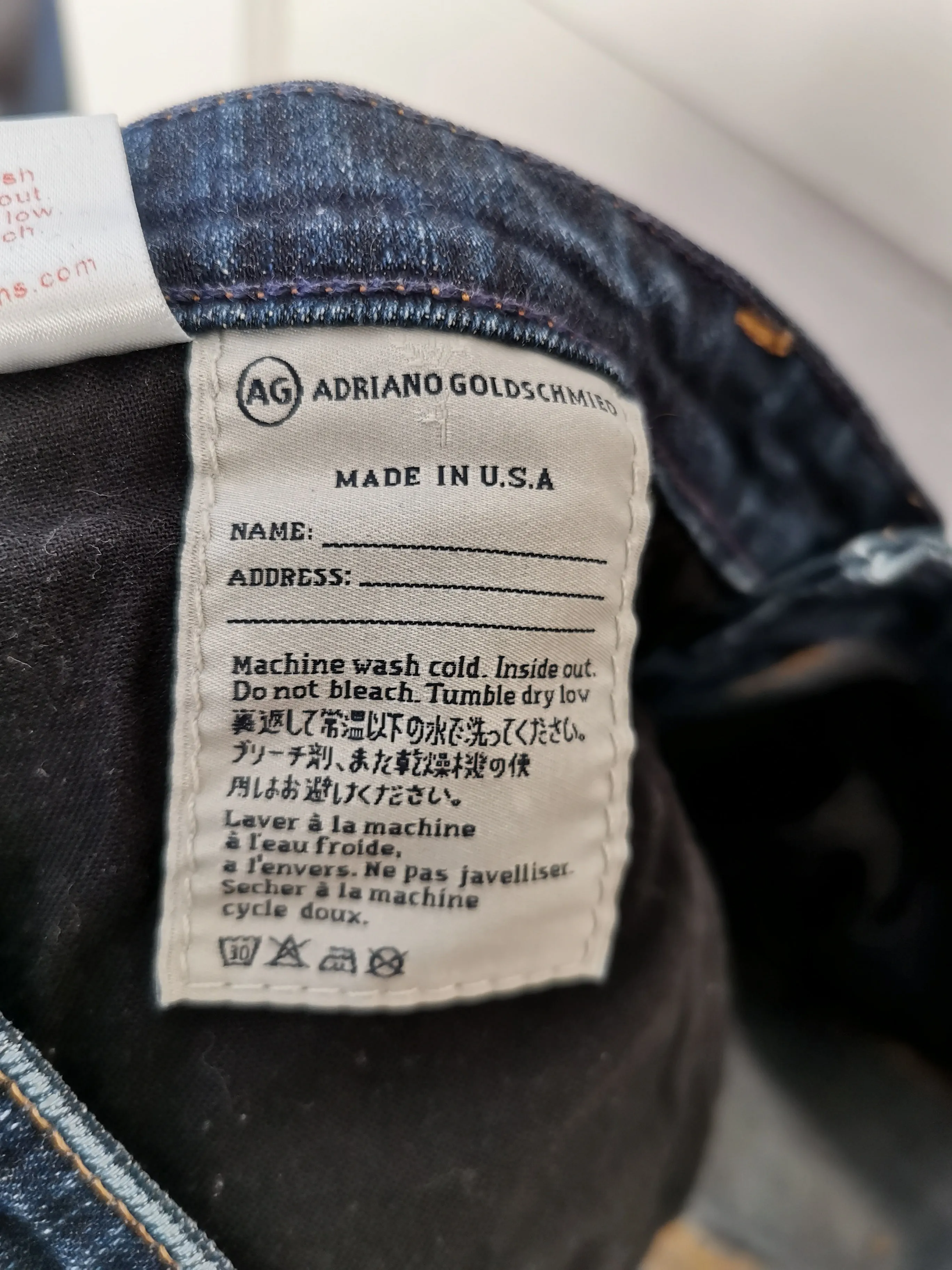 WOMENS SIZE 30R - AG ADRIANO GOLDSCHMIED, Designer Fashion, The Stilt Cigarette Jeans EUC B58