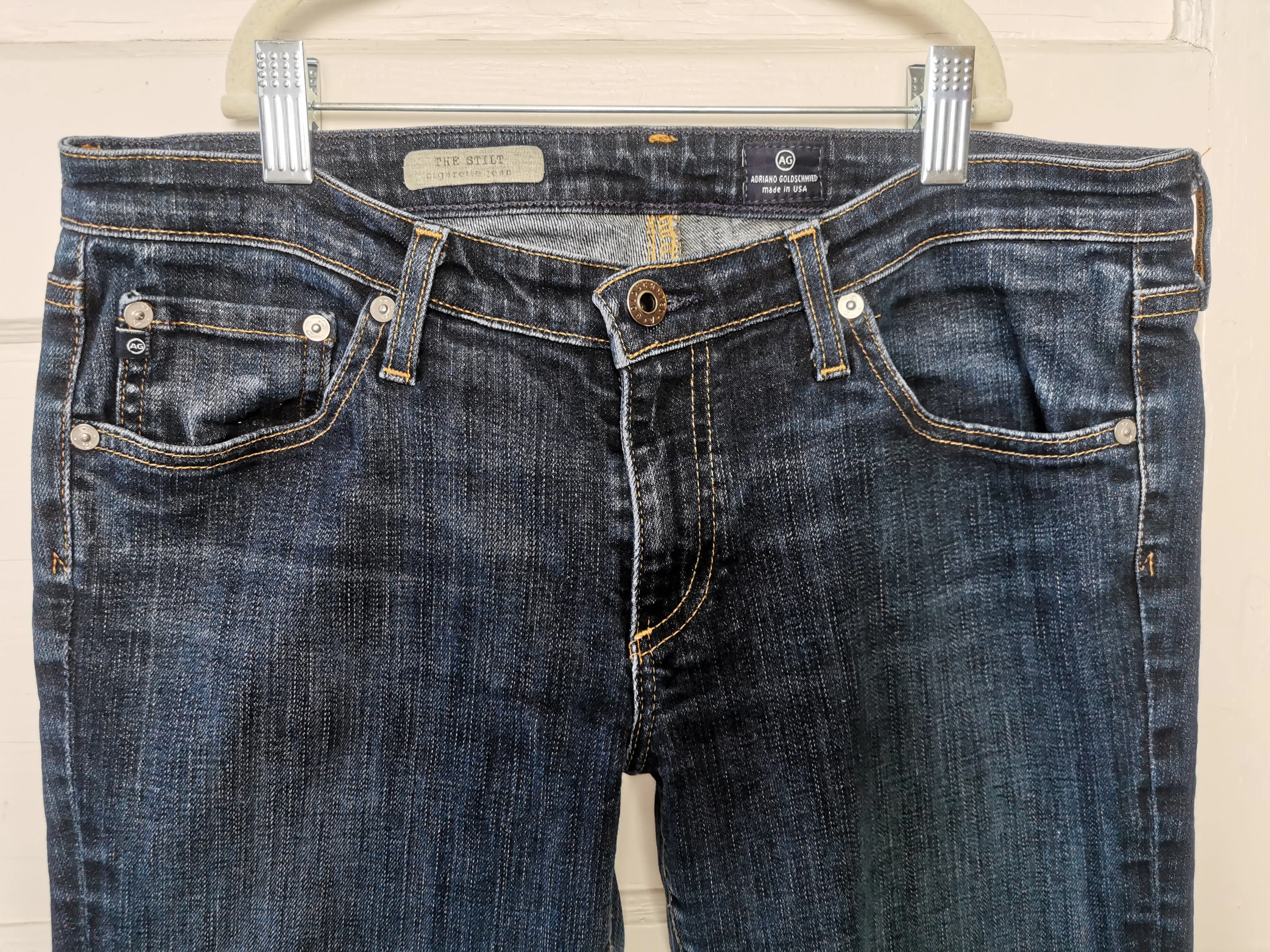 WOMENS SIZE 30R - AG ADRIANO GOLDSCHMIED, Designer Fashion, The Stilt Cigarette Jeans EUC B58