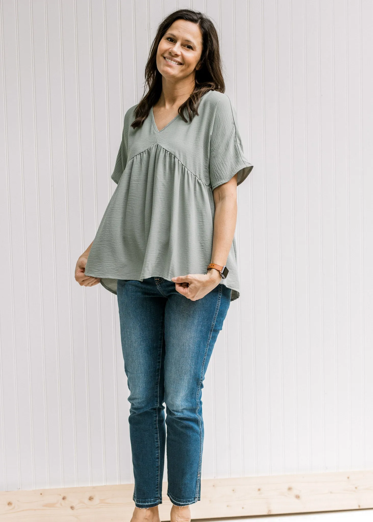 X Simply Sage Top